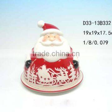 Ceramic dinner plates with cover wholesale for Christmas