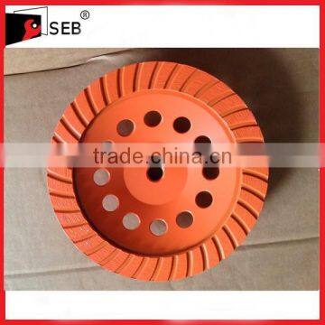 Masonry grinding diamond cup wheels