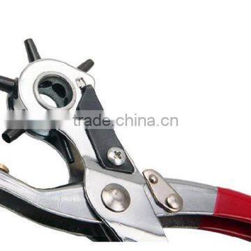 6 Sized Heavy Duty Leather Hole Punch Hand Pliers Belt Holes Punches 8" Punch Plier Duty Punching Plier photo-3