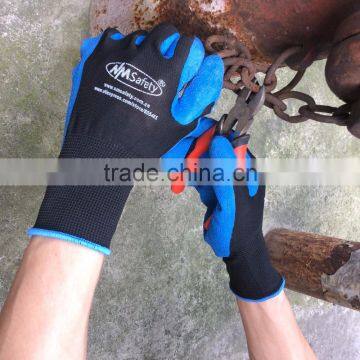 NMSAFETY latex coated non slip gloves