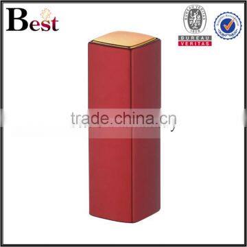 2017 Hot New Products Cosmetic Red Aluminum Cover Glass Perfume Bottle 10ml 20ml 35ml Spray Square Rotary Bottle Perfume photo-2
