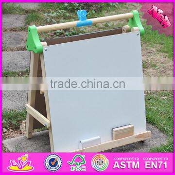 2016 New Design Double-sided Wooden Kids Chalkboard Easel W12B105 photo-5