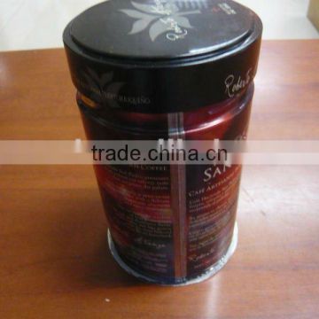 Meal Airtight Coffee Canister with Easy open lid and welding body, Seamless Coffee Can