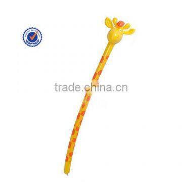 PVC Inflatable Long Handle Giraffe Animal Toy for Kids