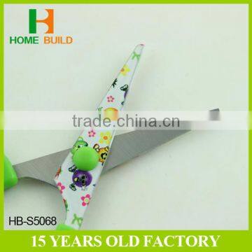 Factory Price HB-S5068 5" Plastic Handles Butterfly School Scissors Tool Set photo-4