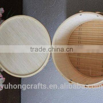 Environmental Bamboo Basket With Handle photo-2