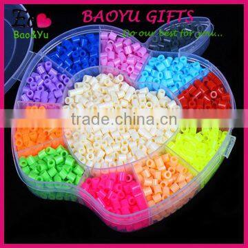 Wholesale DIY Toys Children Funny Puzzle Non-toxic Eco-friendly Plastic 5mm Mini Hama Perler Beads