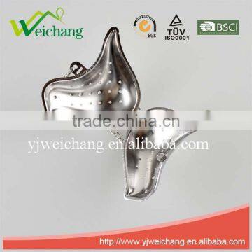 WCJ463 Good Quality Hot Sale Stainless Steel Bird Shape Funny Shape Tea Ball Tea Infuser With Tray photo-2