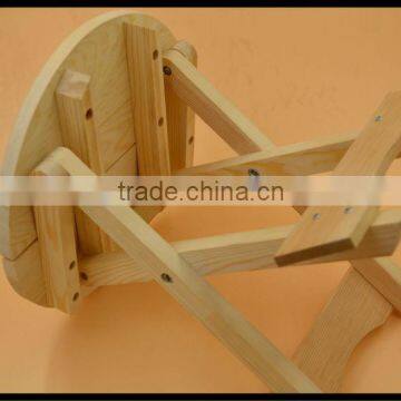 Wooden Folding Chairs,round Wooden Stool Outdoor photo-2