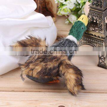 2015 Classic Dog Toys Stuffed Squeaking Duck Dog Toy Plush Puppy Honking Duck for Dogs Pet Chew Squeaker Squeaky Toy photo-2