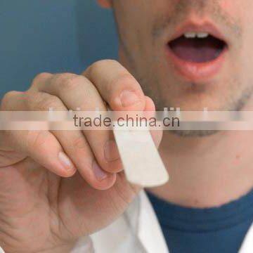 2016 Promote Birch Wooden 150mm Sterile Tongue Depressor Adult Size