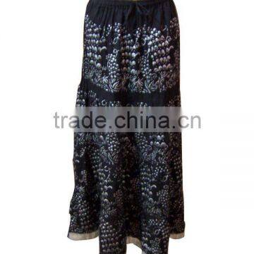 Cotton Printed Long Skirt