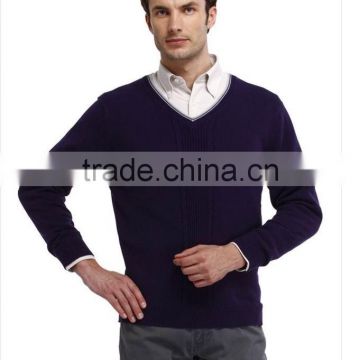 100% cashmere men's fashion sweater