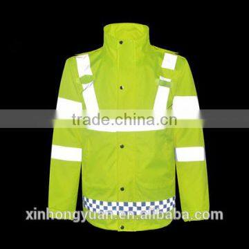 Blue Waterproof Safety Reflective Jacket for Night Work and Cleaner, Safety Guard photo-4