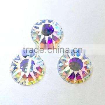 round crystal flat back diamond glass beads for jewelry accessories