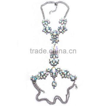 Full Luxury Crystal Gems Fashion Body Chain Jewelry for Women photo-4