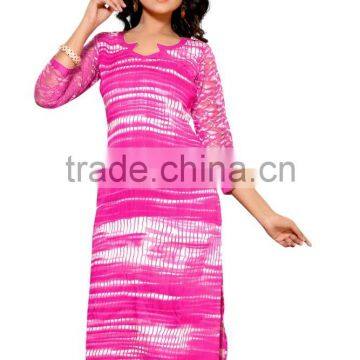 Jute Silk Designer Kurtis/western Kurti Designs/latest Kurti Designs photo-3