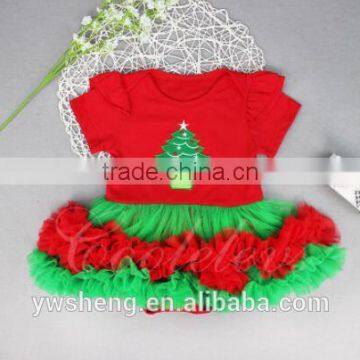 2016 Wholesale baby girl christmas clothing set christmas dress for giris