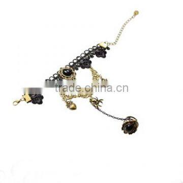 Handmade Lace Spider Bracelets With Ring National Special Jewelry Bracelet Sets Wholesale photo-4