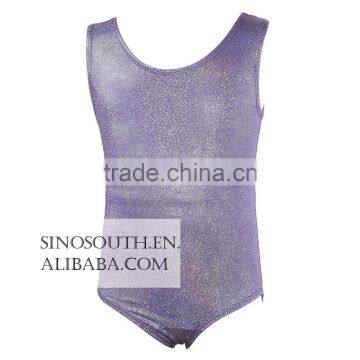 2017 Wholesale Kids Girl's Dance Girls Shiny Leotard Girls Gymnastics photo-2