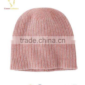 Lovely Plain Womens Cashmere Beanie Hat photo-2