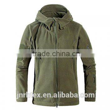 Full Zipper Custom Brand Logo Micro Polar Fleece Hoodie photo-5
