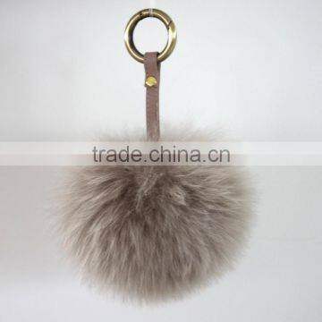 Myfur 2016 Newest Product Attrctive Winter Soft Fur Pompoms/Fox Fur Key Chains photo-4