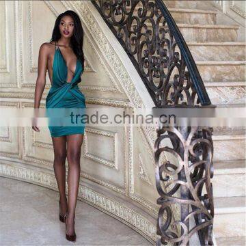 Runwaylover 093 2017 Ladies Sexy Halter Mini Club Dresses