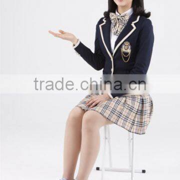 China Factory Price Juqian School Uniform Blazer Custom School Uniform Suit Designs photo-6