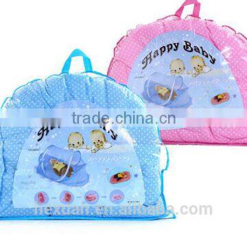 4pcs/Set Baby Crib Sets Portable Folding Type Comfortable Infant Pad With Sealed Mosquito Net Baby Mosquito Net Baby Bedding photo-2