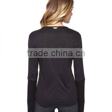 High Quality Women T-shirt Custom T-shirt Women t Shirt Wholesale China O-neck Long Sleeves t Shirt photo-3