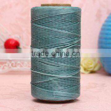 Ecellent Quality 1 Spool 260m 1mm Flat Sewing Coarse Braid Waed Thread For Leather Craft Repair photo-5