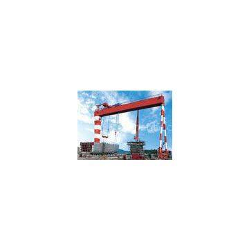 200 ton Ship Building Gantry Crane / Shipyard Cranes For Hull Section Building