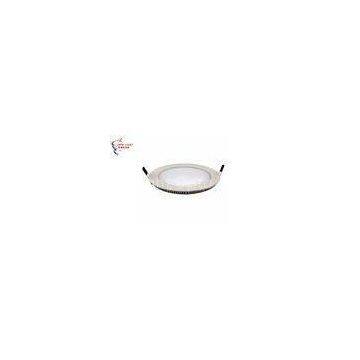 Brightness Recessed 9 Watt Round LED Panel Light Nature White For Office