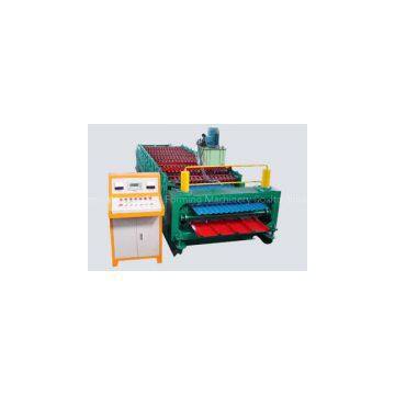 double-layer steel tile roof panel roll forming machine