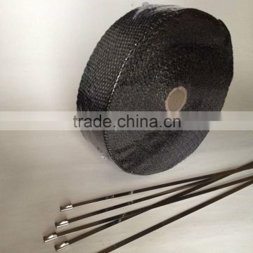 insulatin woven fiberglass exhaut pipe heat wrap factory