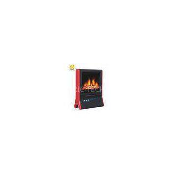 Portable Desktop Electric Fireplace Red Electric Fireplace Stove With CE / GS