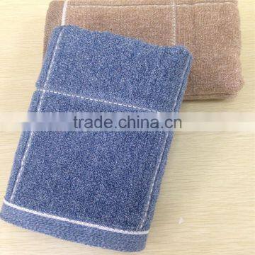 100% cotton plain dyed jacquard gym towel