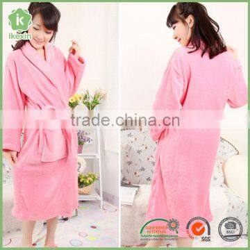 Lengthening Sleepwear Heated Bathrobe With Belt