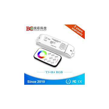 12v 24v high quality full color circle led rgb light touch remote controller