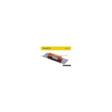 wooden handle plastering trowel