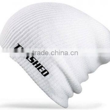 wholesale cheap winter warm acrylic knitted slouchy beanie