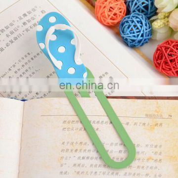 bule slippers shape bookmark With creative design