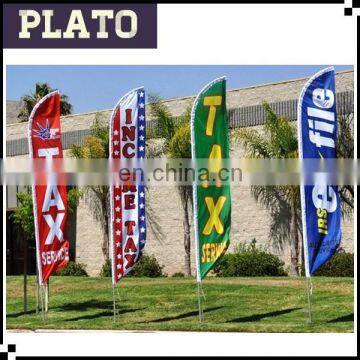 advertising outdoor banner Solor Flag ,beach flag,feather flag Used grass