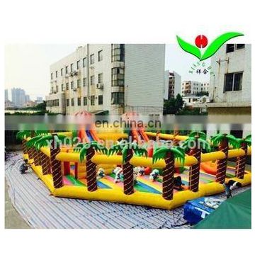 Popular kids jungle inflatable amusement park for sale