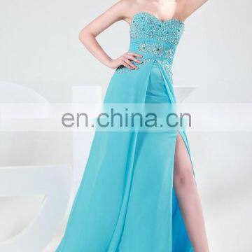 Grace Karin Elegant Off Shoulder Long Chiffon Evening Dress 2015 CL4417 photo-2
