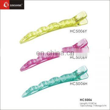 2016 choice quality Beauty Salon Plastic Hair Clips for hairdresser