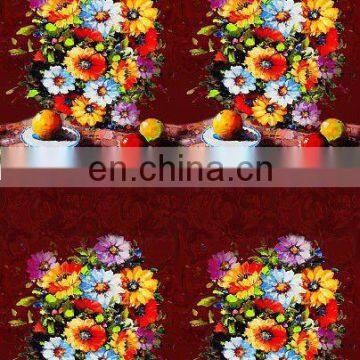 cftex 100% 6mm silk chiffon Long digital printing silk scarves wholesale