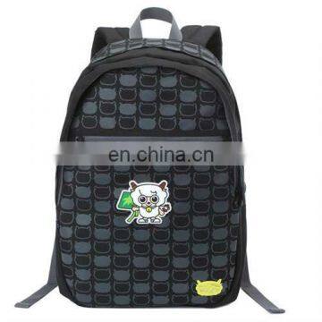 canvas ergonomic school bag with good quality in your logo