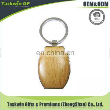 Made in China custom wooden keyring /handmade promotion keychain